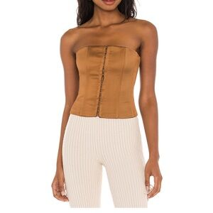 Guizio satin corset top worn once perfect condition